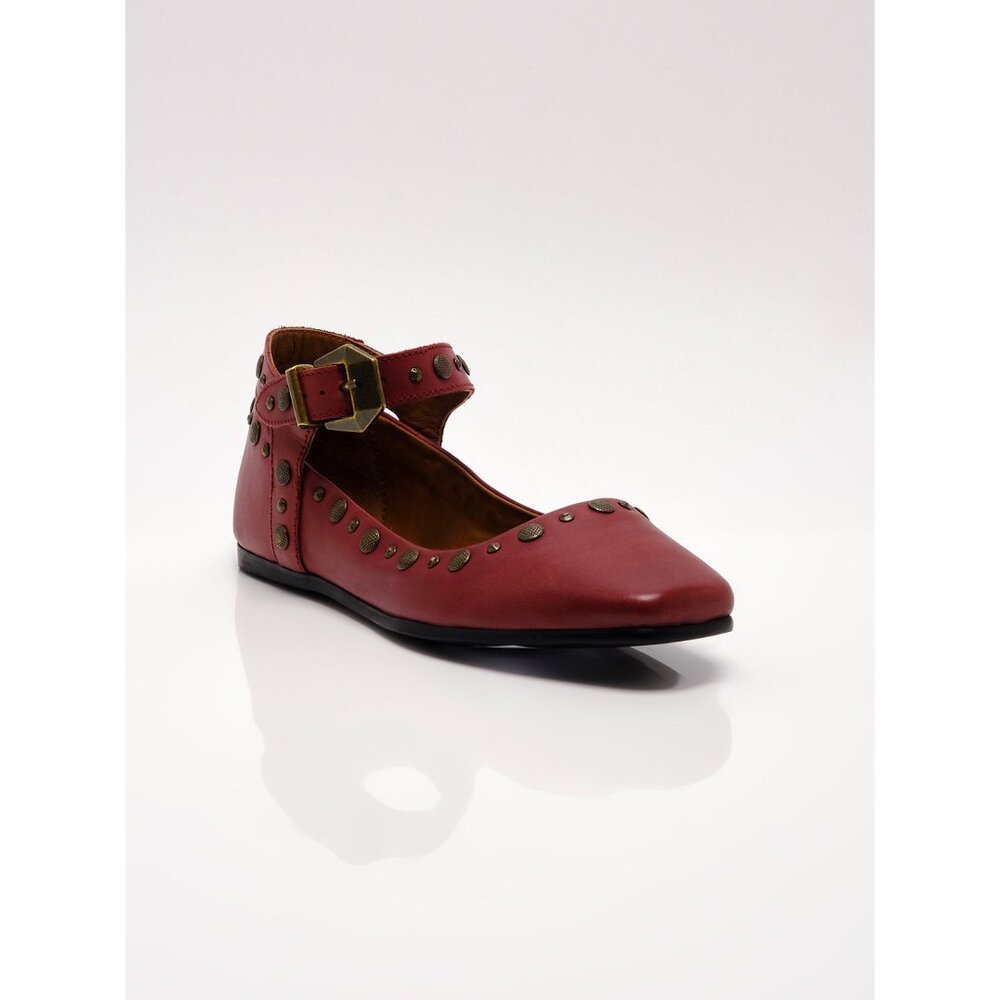 Free People Mystic Mary Jane Flats Hickory Leather New in Box - Picture 4 of 10